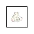 Picture of Baby Hippo _GroupedProduct_Square_Mini_ _GroupedProduct_Square_Canvas_Framed_