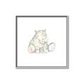 Picture of Baby Hippo _GroupedProduct_Square_Mini_ _GroupedProduct_Square_Canvas_Framed_