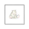 Picture of Baby Hippo _GroupedProduct_Square_Mini_ _GroupedProduct_Square_Canvas_Framed_