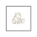 Picture of Baby Hippo _GroupedProduct_Square_Mini_ _GroupedProduct_Square_Canvas_Framed_