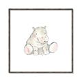 Picture of Baby Hippo _GroupedProduct_Square_Mini_ _GroupedProduct_Square_Canvas_Framed_