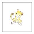 Picture of Baby Cheetah _GroupedProduct_Square_Mini_ _GroupedProduct_Square_Canvas_Framed_