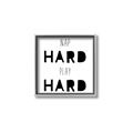 Picture of Nap Hard Play Hard I _GroupedProduct_Square_Mini_ _GroupedProduct_Square_Canvas_Framed_