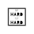 Picture of Nap Hard Play Hard I _GroupedProduct_Square_Mini_ _GroupedProduct_Square_Canvas_Framed_