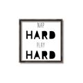 Picture of Nap Hard Play Hard I _GroupedProduct_Square_Mini_ _GroupedProduct_Square_Canvas_Framed_