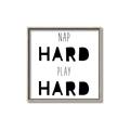 Picture of Nap Hard Play Hard I _GroupedProduct_Square_Mini_ _GroupedProduct_Square_Canvas_Framed_