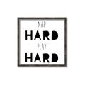 Picture of Nap Hard Play Hard I _GroupedProduct_Square_Mini_ _GroupedProduct_Square_Canvas_Framed_