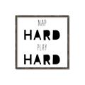 Picture of Nap Hard Play Hard I _GroupedProduct_Square_Mini_ _GroupedProduct_Square_Canvas_Framed_