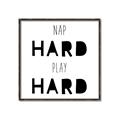 Picture of Nap Hard Play Hard I _GroupedProduct_Square_Mini_ _GroupedProduct_Square_Canvas_Framed_