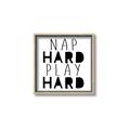 Picture of Nap Hard Play Hard II _GroupedProduct_Square_Mini_ _GroupedProduct_Square_Canvas_Framed_