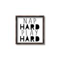 Picture of Nap Hard Play Hard II _GroupedProduct_Square_Mini_ _GroupedProduct_Square_Canvas_Framed_