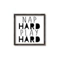 Picture of Nap Hard Play Hard II _GroupedProduct_Square_Mini_ _GroupedProduct_Square_Canvas_Framed_