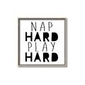 Picture of Nap Hard Play Hard II _GroupedProduct_Square_Mini_ _GroupedProduct_Square_Canvas_Framed_