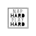 Picture of Nap Hard Play Hard II _GroupedProduct_Square_Mini_ _GroupedProduct_Square_Canvas_Framed_