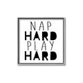 Picture of Nap Hard Play Hard II _GroupedProduct_Square_Mini_ _GroupedProduct_Square_Canvas_Framed_