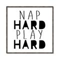 Picture of Nap Hard Play Hard II _GroupedProduct_Square_Mini_ _GroupedProduct_Square_Canvas_Framed_