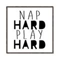 Picture of Nap Hard Play Hard II _GroupedProduct_Square_Mini_ _GroupedProduct_Square_Canvas_Framed_