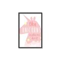 Picture of The Unicorns made me _GroupedProduct_Rectangle_Portrait_Mini_ _GroupedProduct_Rectangle_Portrait_Canvas_Framed_