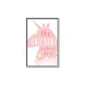 Picture of The Unicorns made me _GroupedProduct_Rectangle_Portrait_Mini_ _GroupedProduct_Rectangle_Portrait_Canvas_Framed_