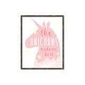 Picture of The Unicorns made me _GroupedProduct_Rectangle_Portrait_Mini_ _GroupedProduct_Rectangle_Portrait_Canvas_Framed_