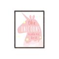 Picture of The Unicorns made me _GroupedProduct_Rectangle_Portrait_Mini_ _GroupedProduct_Rectangle_Portrait_Canvas_Framed_
