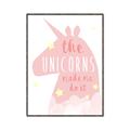 Picture of The Unicorns made me _GroupedProduct_Rectangle_Portrait_Mini_ _GroupedProduct_Rectangle_Portrait_Canvas_Framed_