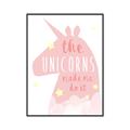 Picture of The Unicorns made me _GroupedProduct_Rectangle_Portrait_Mini_ _GroupedProduct_Rectangle_Portrait_Canvas_Framed_