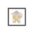 Picture of Baby Triceratops _GroupedProduct_Square_Mini_ _GroupedProduct_Square_Canvas_Framed_