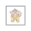 Picture of Baby Triceratops _GroupedProduct_Square_Mini_ _GroupedProduct_Square_Canvas_Framed_