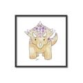 Picture of Baby Triceratops _GroupedProduct_Square_Mini_ _GroupedProduct_Square_Canvas_Framed_