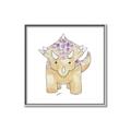 Picture of Baby Triceratops _GroupedProduct_Square_Mini_ _GroupedProduct_Square_Canvas_Framed_