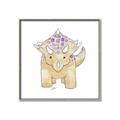 Picture of Baby Triceratops _GroupedProduct_Square_Mini_ _GroupedProduct_Square_Canvas_Framed_