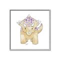 Picture of Baby Triceratops _GroupedProduct_Square_Mini_ _GroupedProduct_Square_Canvas_Framed_
