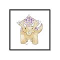 Picture of Baby Triceratops _GroupedProduct_Square_Mini_ _GroupedProduct_Square_Canvas_Framed_