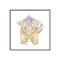 Picture of Baby Triceratops _GroupedProduct_Square_Mini_ _GroupedProduct_Square_Canvas_Framed_
