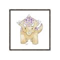 Picture of Baby Triceratops _GroupedProduct_Square_Mini_ _GroupedProduct_Square_Canvas_Framed_