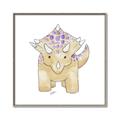 Picture of Baby Triceratops _GroupedProduct_Square_Mini_ _GroupedProduct_Square_Canvas_Framed_