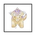 Picture of Baby Triceratops _GroupedProduct_Square_Mini_ _GroupedProduct_Square_Canvas_Framed_