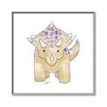 Picture of Baby Triceratops _GroupedProduct_Square_Mini_ _GroupedProduct_Square_Canvas_Framed_