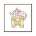 Picture of Baby Triceratops _GroupedProduct_Square_Mini_ _GroupedProduct_Square_Canvas_Framed_