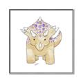 Picture of Baby Triceratops _GroupedProduct_Square_Mini_ _GroupedProduct_Square_Canvas_Framed_