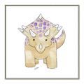 Picture of Baby Triceratops _GroupedProduct_Square_Mini_ _GroupedProduct_Square_Canvas_Framed_