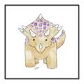 Picture of Baby Triceratops _GroupedProduct_Square_Mini_ _GroupedProduct_Square_Canvas_Framed_