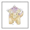 Picture of Baby Triceratops _GroupedProduct_Square_Mini_ _GroupedProduct_Square_Canvas_Framed_