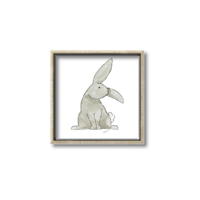 Picture of Baby Rabbit _GroupedProduct_Square_Mini_ _GroupedProduct_Square_Canvas_Framed_