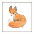 Picture of Baby Fox _GroupedProduct_Square_Mini_ _GroupedProduct_Square_Canvas_Framed_