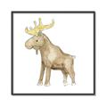 Picture of Baby moose _GroupedProduct_Square_Mini_ _GroupedProduct_Square_Canvas_Framed_