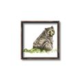 Picture of Bear in grass _GroupedProduct_Square_Mini_ _GroupedProduct_Square_Canvas_Framed_