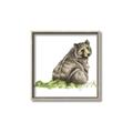 Picture of Bear in grass _GroupedProduct_Square_Mini_ _GroupedProduct_Square_Canvas_Framed_