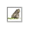 Picture of Bear in grass _GroupedProduct_Square_Mini_ _GroupedProduct_Square_Canvas_Framed_